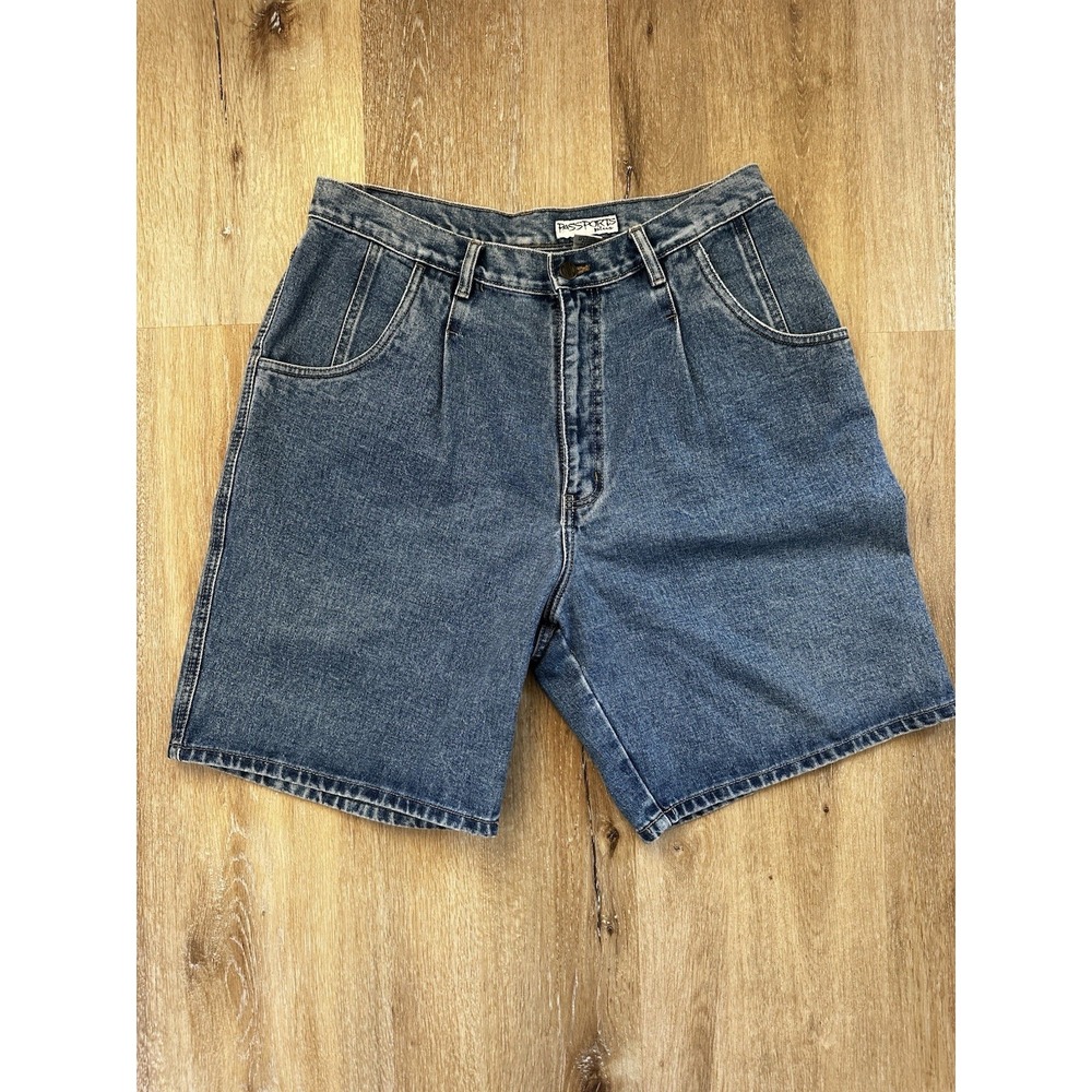 90s‎ Mom Shorts High Waist Relaxed Fit Vintage Denim Classic Casual